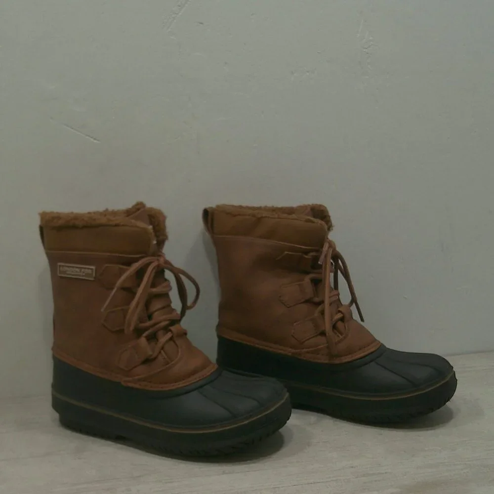 LONDON FOG Boys Waterproof Cheshire Duck Cold Weather Snow Winter Boot Size 12